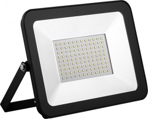 Saffit прожектор св/д 100W(9000lm) 2835SMD 6400K 6K 255х35х180мм черный SFL90-100 IP65 55068