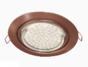 Ecola GX53-FT9073 св-к  поворотный Черная медь 40x120 FP5390ECB