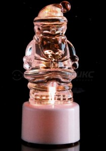 "фигура на подставке "Санта Клаус", RGB 501-040 Neon Night