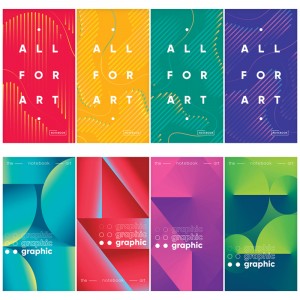Блокнот А6 48л. на скрепке ArtSpace "Mono-trend. Микс"(9!) цена за шт.
