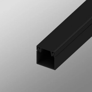 ЭРА кабель-канал ПВХ 12x12 черный 2м (50м в уп., цена за 1м) KK-B-12-12 61736
