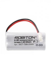 Ак-рная сборка Robiton DECT-T356-2хR03 800mAh, 2,4V для радиотелефонов PH1, 14617