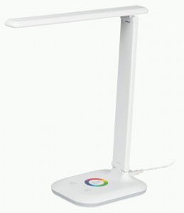 ЭРА NLED-502 св-к св/д настольный 11W 2К-4К-6K сенс, диммер, RGB подсветка белый 57194