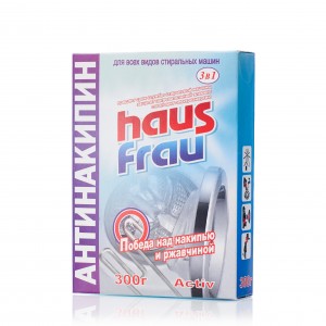 Антинакипин для стиральных машин 300гр. Haus Frau SE4055 (6!)