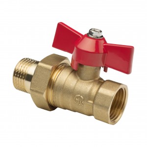 AQUALINK Кран шар. для воды 3/4" со сгоном, (вн-нар) бабочка, 4779
