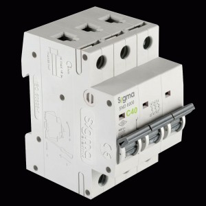 SIGMA Electric автоматический выкл. SND6000 3P 40A 6кА х-ка C 6SM340C