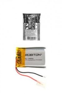 Ак-р Robiton Li-Po LP602030 3.7В 300мАч PK1, 14903