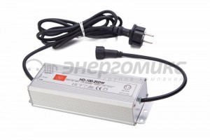 Трансформатор подключ. "Умный дождь" (24V) 100W, до 3-х гирлянд IP65 245-911 Neon Night