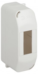 ЭРА SIMPLE бокс (корпус) пластик КМПн 1/2, без крышки 2 мод. наружн. опломбировка