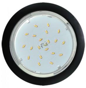 Ecola GX53 5355 св-к Легкий Черный 25x106 FB5355ECD