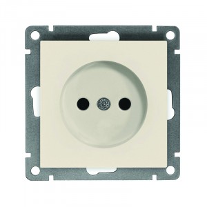 UNIVersal Афина мех. роз. СУ 1 мест., 16А, сл. кость (пласт. осн.) A0022-I