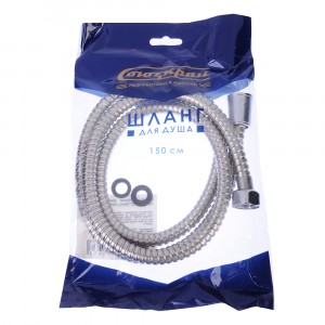 СоюзКран Шланг для душа 150 см, 1/2"(Имп)-М22(Рус), сталь, пластик, ПВХ 569-020