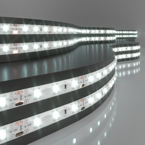 Elektrostandard лента св/д 24V 4.8W/m 550lm/m 60led/m 2835 IP65 6500K 6K (5м цена за 1м) 8мм a052958