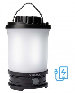 Космос фонарь кемпинговый KOS604Lit (лит.акк.3,7V4,4Ah) св/д 10W,400lm,52м2,ABS,ручка для подв,IP55