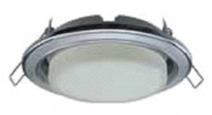 Ecola GX53 H4 св-к  2 цв.Хром-серебро-хром 38x106 FR53H4ECB