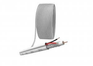 ЭРА Кабель д/видеонабл. KK-0.5 ККСВ 2x0,5 CU, белый, PVC (бухта 200м, цена за бухту) 1105