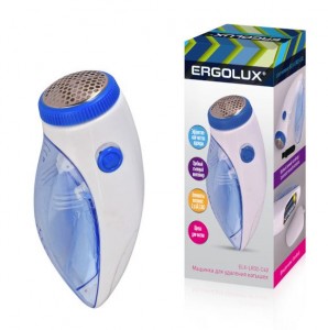 Машинка для удаления катышков ERGOLUX ELX-LR02-C40 (2xАА)  бело-голубой  5597