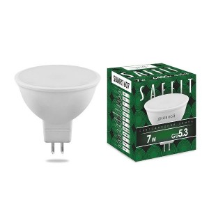 Saffit MR16 GU5.3 220V 7W(560Lm) 6400K 6K матовая 50x48 SBMR1607 55029