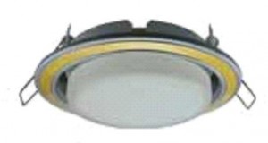 Ecola GX53 H4 св-к  2 цв.Серебро-золото-серебро 38x106 FD53H4ECB