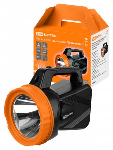 TDM Фонарь светодиод. "Прожектор 11" аккум, 15W LED 1150lm SLA 3,5Ач, 230В SQ0350-0086