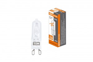 TDM Лампа капсульная галогенная JCD G9 60W 230В матовая (20!) SQ0341-0059