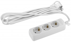 ЭРА сет. удл. ПВС 3х1 3 роз.10 м 16А/3500Вт земля (корпус негорючий PP) U-3e-10m (РФ) 3695