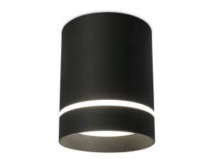 Ambrella накл. св/д спот св-к TN281 SBK черный песок св/д 4200K 4K 9W D80x100 675lm