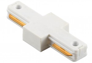 Ecola TRC2 прямой коннектор для шинопровода Белый TRC02WECT