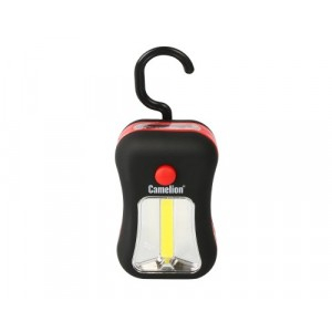 Camelion фонарь автомобильн. LED51520 (3xR03 не в компл) COB 3W(120lm) + 4св/д, 2 реж., крюк/магнит (3 шт.)