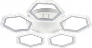 Rivoli Люстра св/д 6111-101 Nancy 100W LED 2800K-6200K 2K-6K с ПДУ 655x655x85 60847