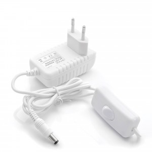 APEYRON Блок питания для св/д лент 12V 6W IP44 0.5А разъем 25x55 пластик 75x40x28 03-16
