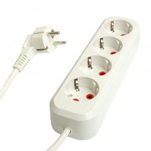 STEKKER Удлинитель 3x1, 3 роз., с/з белый 7м, Home HM06-40-07  (У10-429) 49389 78