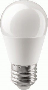 ОНЛАЙТ ПРОМО шар G45 E27 10W (800lm) 6500K 6K 78x45 OLL-G45-10-230-6.5K-E27-PROMO 90114