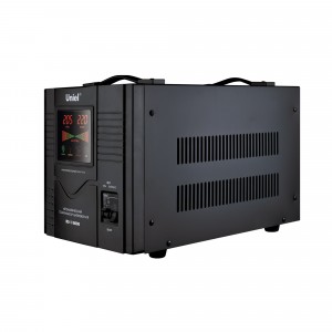 Uniel RS-1/8000 стабилизатор напряжения релейный. 1ф 8000ВА 140-260V напольный электрон.