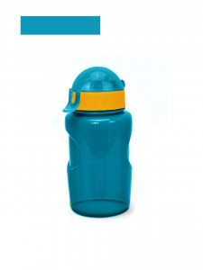 Бутылка для воды и напит. с трубочкой "LIFESTYLE", 350мл, бирюзовая, КК0350 WOWBOTTLES