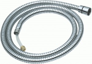 Haiba Шланг для душа 150 см, 1/2"(вн/г) -3/8"(вн/ш), нерж.сталь,выдвигающ.,двойная оплетка,хром,HB47