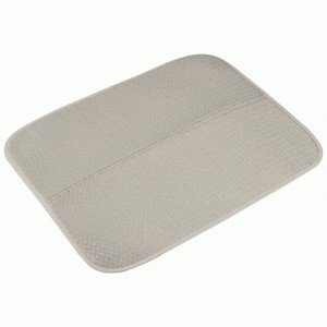 Коврик для сушки посуды SKANDI 45*35см, микрофибра, серый 105023, Рыжий кот