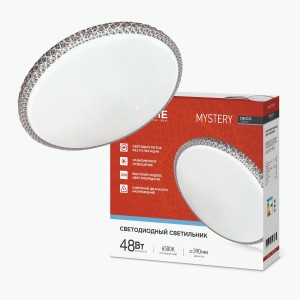 ASD/InHome св-к св/д декоративный 48W(4320lm) 6500K 6K 390х78 IP40 DECO MYSTERY 1604