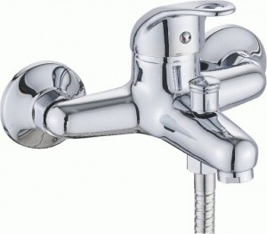 Cronwil Смеситель для ванны короткий излив, керам.картр.40мм, хром, CD040-30
