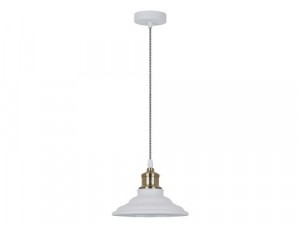 Camelion LOFT PL-600  С69  Белый + стар медь (Светильник подвесной LOFT,  1х E27, 40Вт, 230В, металл