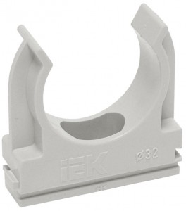IEK крепеж-клипса d16мм (уп.100шт, цена за 1шт) CTA10D-CF16-K41-100