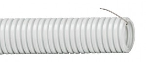 IEK труба гофр. ПВХ d 20 с зондом (50 м) (цена за 1м) CTG20-20-K41-050I