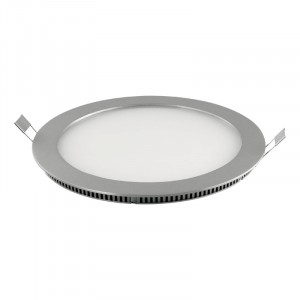 Uniel св-к св/д встр. 18W(1100Lm) 6500K 6K d240x16, серебро, ULP-R240-18/DW IP40