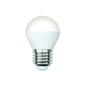 Volpe лампа св/д шар G45 E27 димм. 6W(600lm) 4000K 4K матовая LED-G45-6W/4000K/E27/FR/DIM/SLS