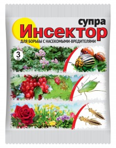 Инсектор Супра 3мл. (защита от почвенной мушки, тли, колорад. жука) тиаметоксам Ваше хозяйство