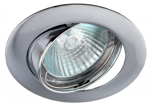 ЭРА св-к встр. поворот. 50W 12V MR16 сатин никель KL1A SN/1 (аналог 409480) 8904