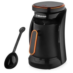 Кофеварка BRAYER 1143BR, 500Вт, 0,5л, для кофе по-турецки, автоотключение, пластик
