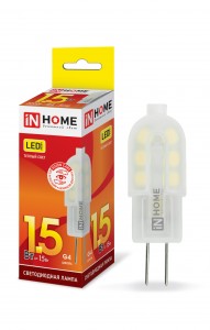 ASD/inHome VC JC G4 12V 1.5W(95lm) 3000К 3K 37x11 (без пульсации) 9772