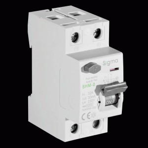 SIGMA Electric выкл. дифферинциальный (УЗО) ВДТ SHM-2 2P 32A 30мА, тип AC, 6кА SHM2032030
