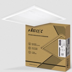ASD/NEOX св-к св/д универс. ДВО-02 4540 ПРИЗМА 45W(4500lm) 4000K 4K 595х595х19 драйв (4шт.) 3г 7646